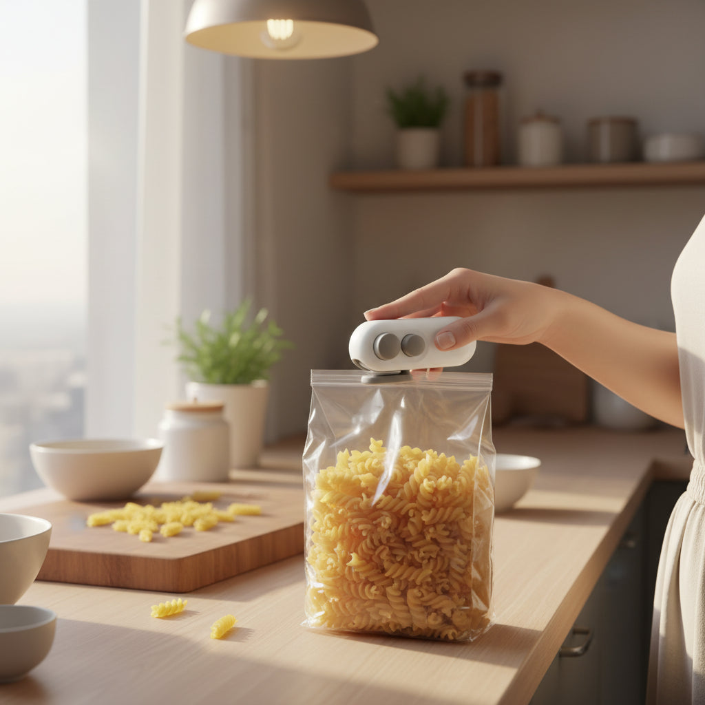 Portable Mini Handheld Food Bag Sealer - Keep Your Snacks Fresh Anywhere!